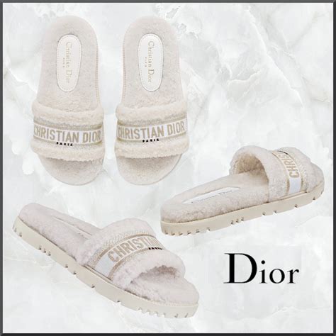 dior dway slides green|christian Dior sway slides.